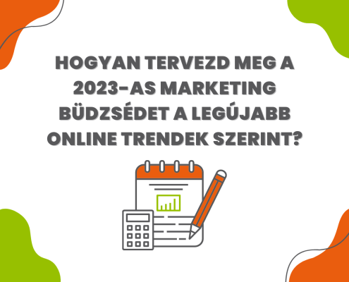 Online marketing büdzsé tervezés 2023